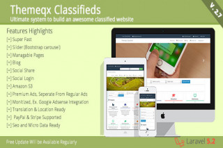 Themeqx Advanced PhP Laravel Classified ads cms